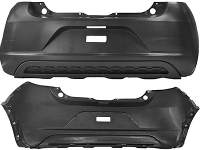 Parachoque Traseiro Mobi Way /20, Mobi 21/ (Preto, S/Sensor)