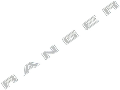 Adesivo ranger 12 23 tampa traseira grafite branco