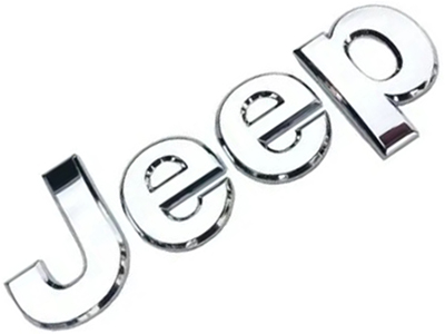 Emblema jeep compass capo cromado