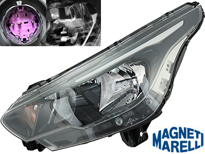 Farol argo cronos 24 le s led 5 polos h15 c drl