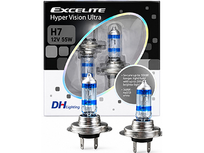 Kit Lâmpada H7 Excelite Hyper Vision Ultra (12V - 55W)