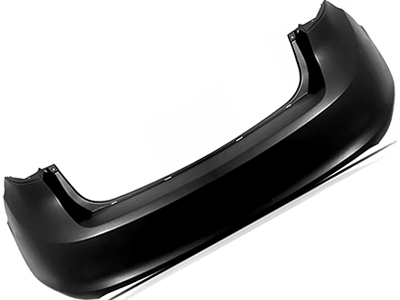 Parachoque Traseiro New Fiesta Sedan 11/13 (Preto Liso)