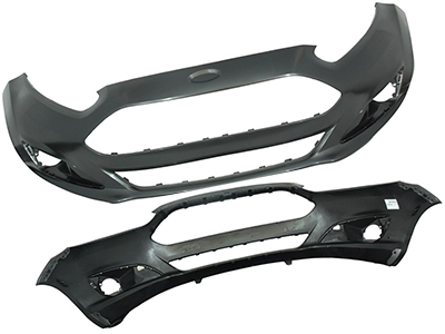Parachoque Dianteiro New Fiesta Sedan 13/17 (Preto Liso)