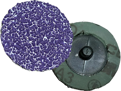 Disco Fibra Roloc Desbaste Purple 3M Grão 80 (51mm)