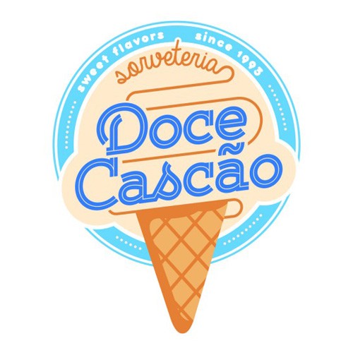 Logo Sorveteria Doce Cascão | Pedro Leopoldo