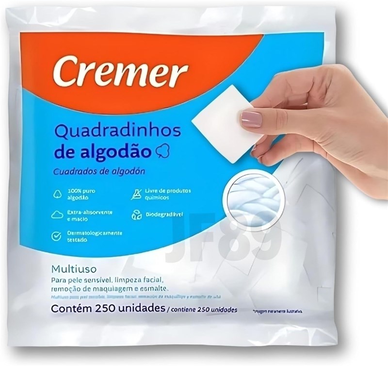 ALGODAO CREMER QUADRADINHO 250 UN