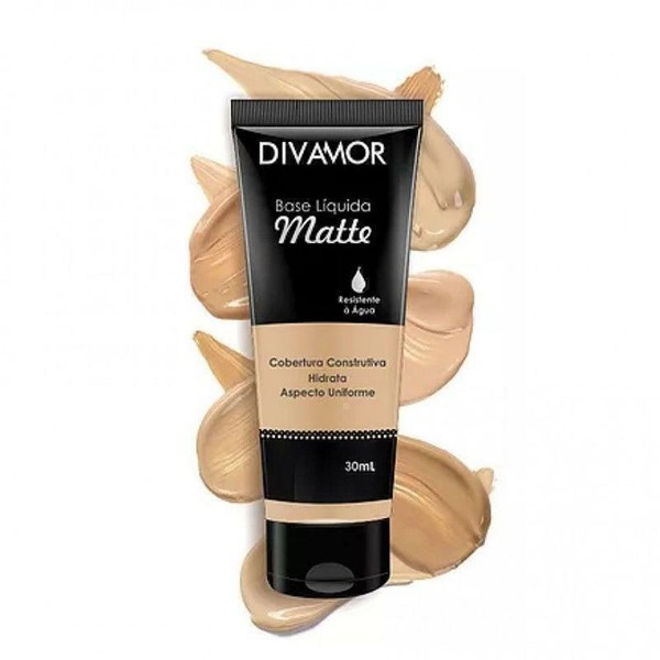 BASE LIQUIDA MATTE DIVAMOR AMENDOA