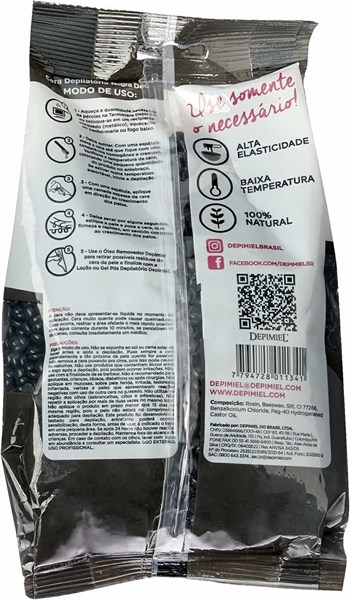 CERA DEPIMIEL NEGRA 500G