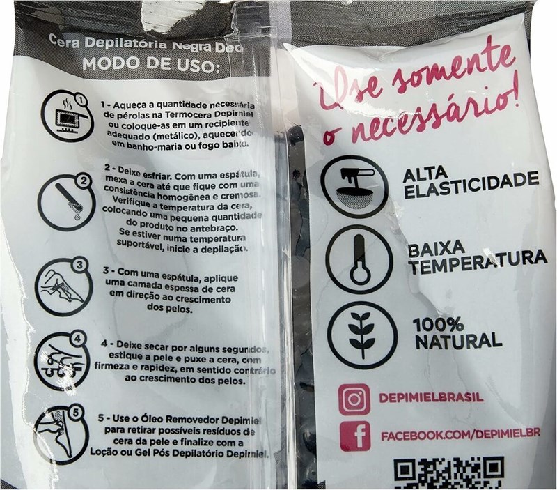 CERA DEPIMIEL NEGRA 500G