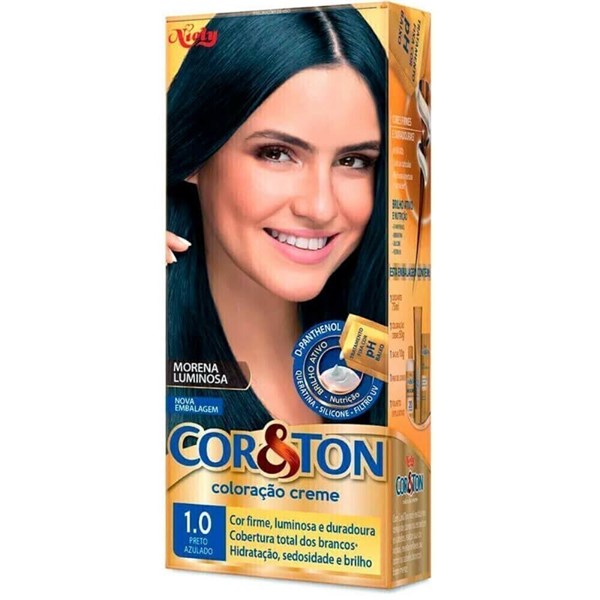 TINTA COR&TON 1.0 PRETO AZULADO