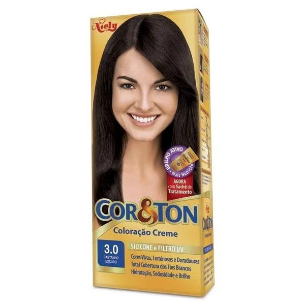 TINTA COR&TON 3.0 CASTANHO ESCURO