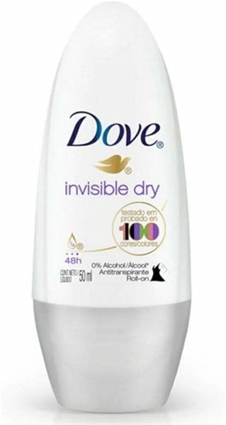 DES ROLLON DOVE FEM INVISIBLE DRY 50ML