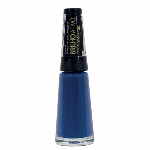 ESMALTE BRILHO ATIVO AZUL CONQUISTA