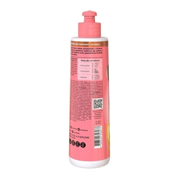 ATIVADOR DE CACHOS SALON LINE MEL E OLEO DE ARGAN 300ML