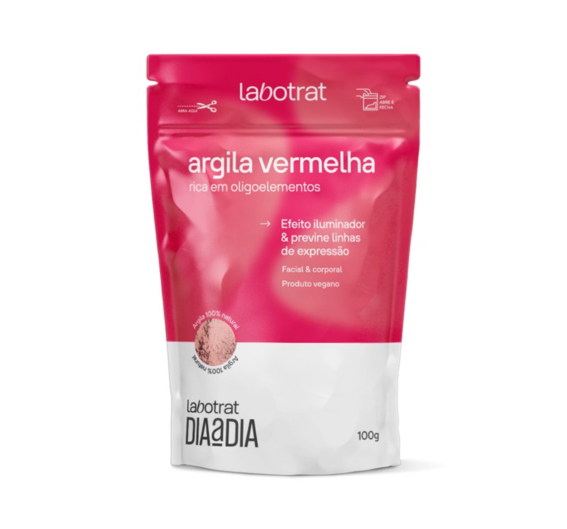 ARGILA LABOTRAT 100G VERMELHA