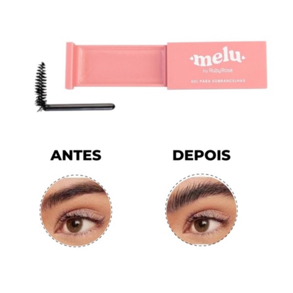 GEL MODELADOR PARA SOBRANCELHAS MELU RUBYROSE