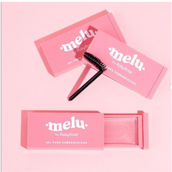 KIT 2 GEL MODELADOR PARA SOBRANCELHAS MELU RUBYROSE 10g