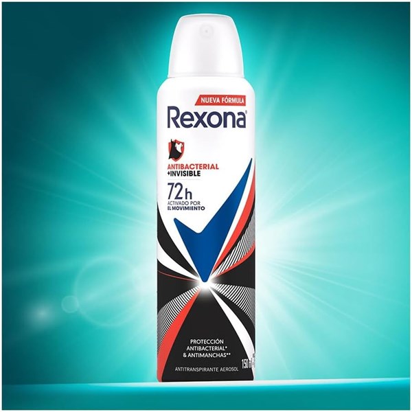 Desodorante Antitranspirante Rexona Feminino Aerosol Antibacterial + Invisible 150ml