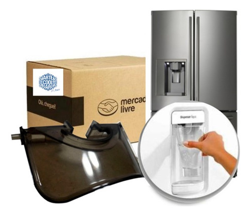 Acionador Dispenser Agua Refrigerador Electrolux Dw49x Dc49x