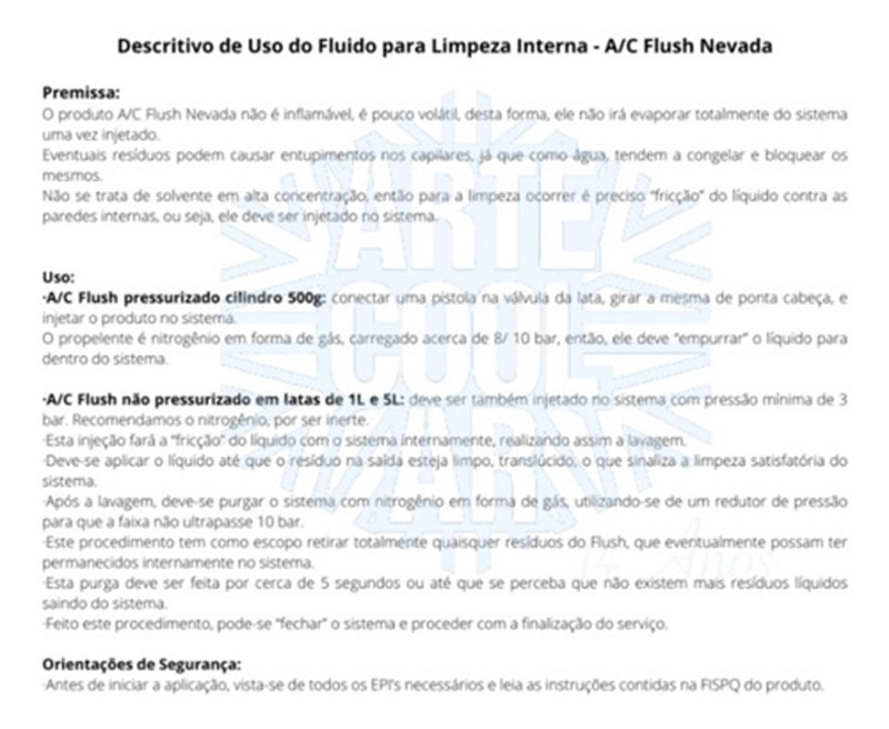 Fluido P/ Limpeza - Refrigeração Substituto 141b - 1 Lt