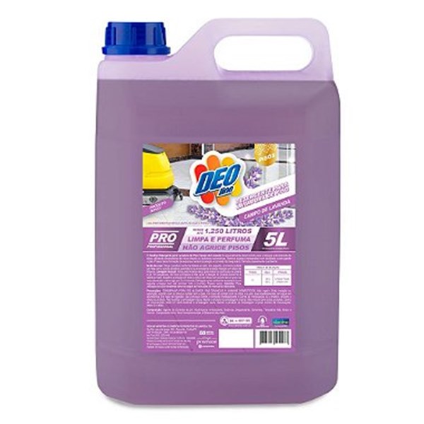 DETERGENTE P/ LAVADORA DE PISO CAMPO DE LAVANDA - DEO LINE 5 L