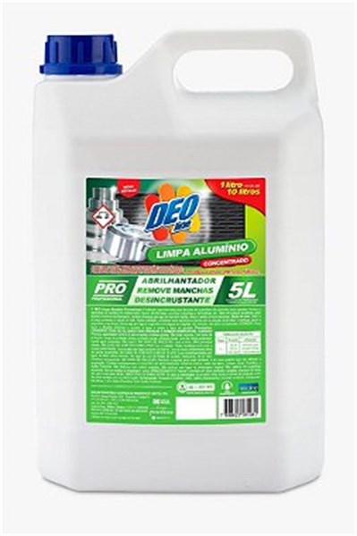 LIMPA ALUMINIO PROFISSIONAL 1:10 5L DEO LINE REF.:160023-5