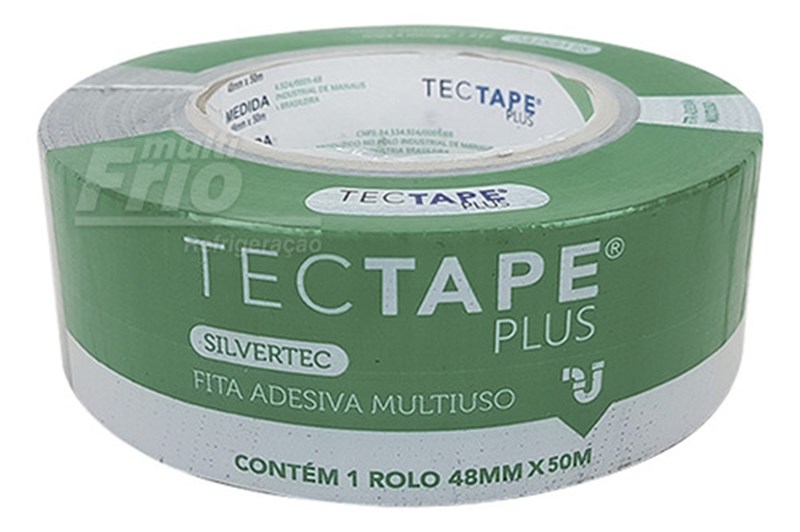 Fita Silver Tape Preta 717 50m X 48mm Alta Qualidade