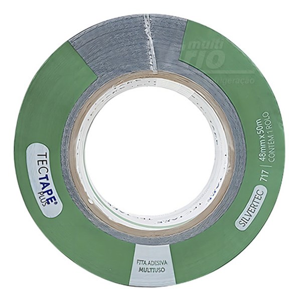 Fita Silver Tape Preta 717 50m X 48mm Alta Qualidade