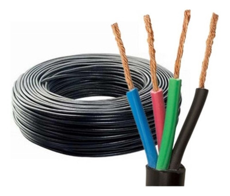 Cabo Flexível Pp Extensão 4x1,5mm Rolo Com 10 Metros