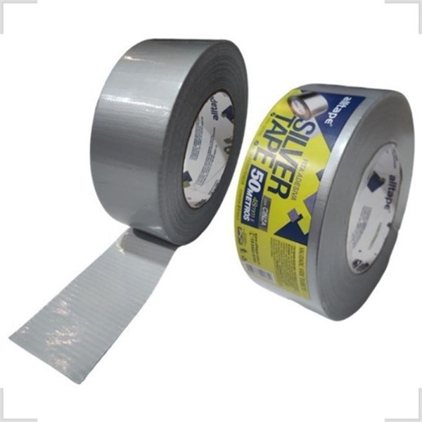 Fita Adesiva Alltape Sk 431 Silver Tape 48mm X 50m Cinza