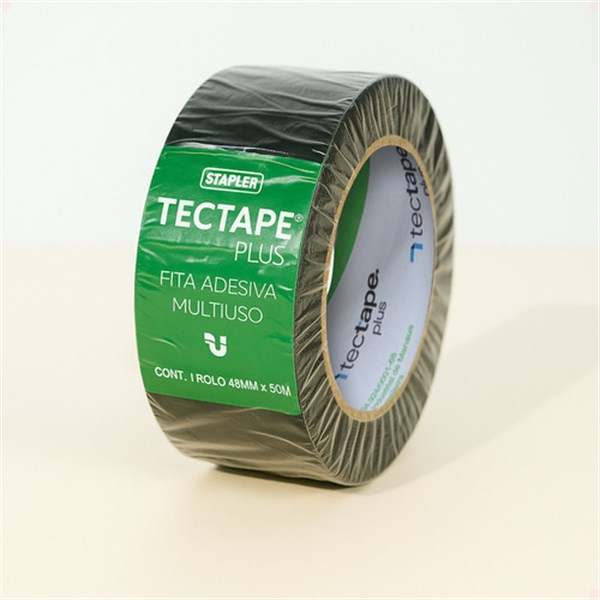 Fita Tectap 2717 Multiuso 48mm X 50m Cor Preta