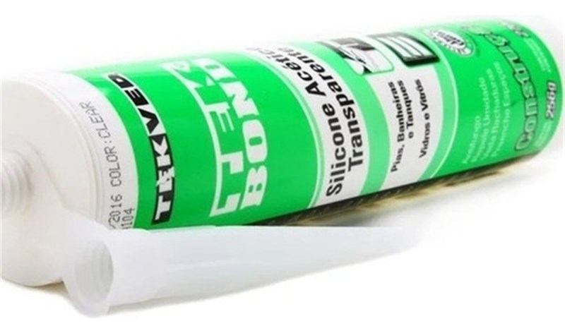 Silicone Acético Transparente Tubo 256g/270ml Tek Bond
