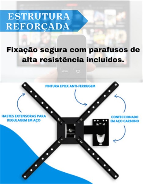 SUPORTE PRIME TECH ARTICULADO 10"-56 4MV