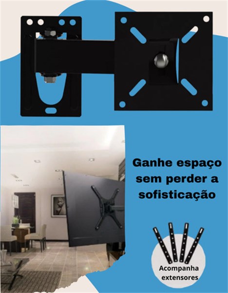SUPORTE PRIME TECH ARTICULADO 10"-56 4MV
