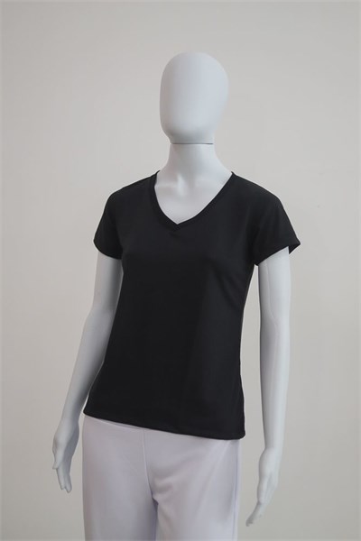 BABY LOOK PV MALHA FRIA GOLA V M/C