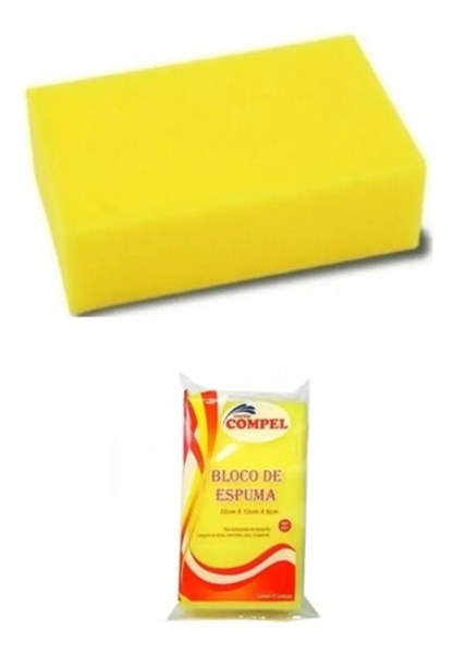 BLOCO DE ESPUMA 22X13CM