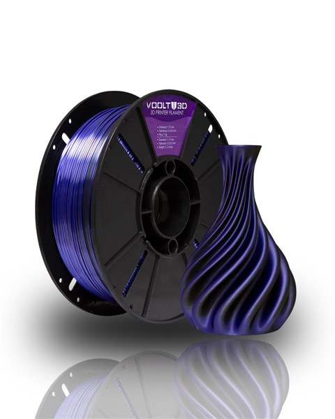 PLA Duo Color Lilas e Preto V-Silk 1Kg
