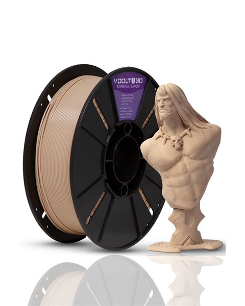 Filamento PLA Bege Caucasiano Solido - 1kg