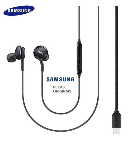 FONE DE OUVIDO AKG SAMSUNG (CONEXÃO TYPE-C)
