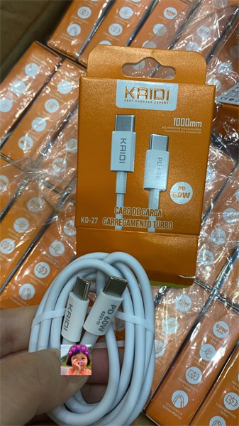 CABO TIPO-C USB-C KAIDI KD-27