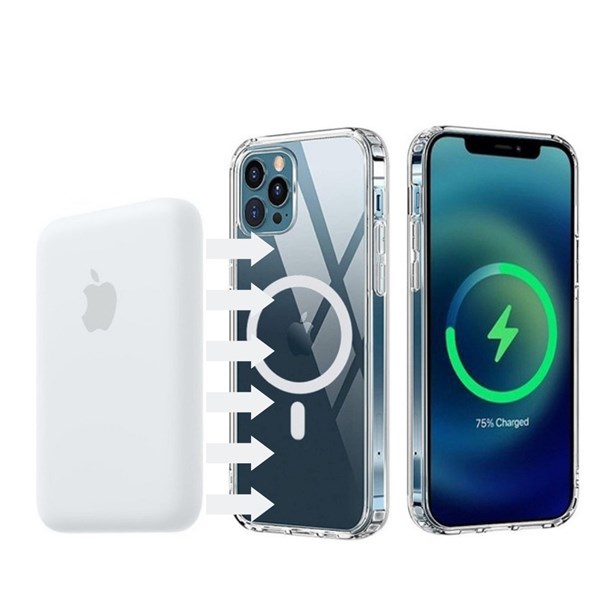 CAPA TRANSPARENTE MEGSAFE IPHONE