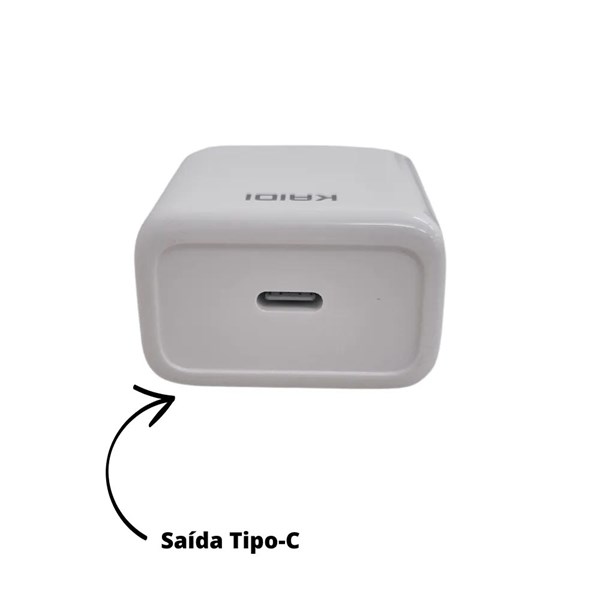 FONTE USB-C 20W AUTO-ID KAIDI KD-669
