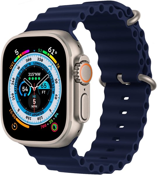 10 PULSEIRAS SILICONE COLORIDA ONDULADAS (APPLEWATCH E SMARTWATCH)