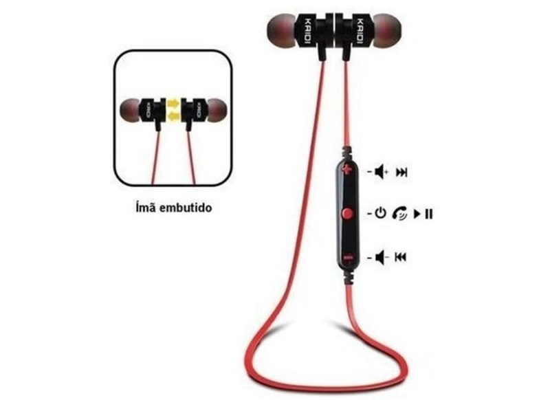 FONE DE OUVIDO SPORT BLUETOOTH KAIDI (KD-901)