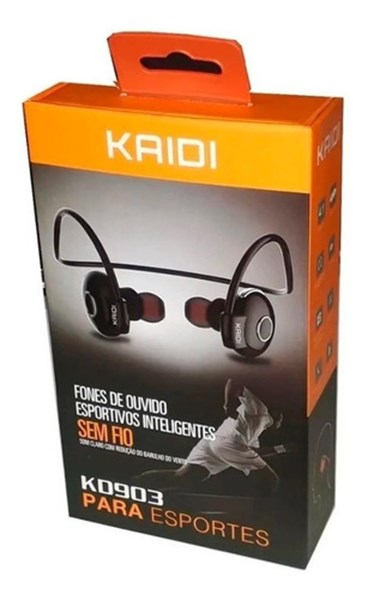 FONE DE OUVIDO ESPORTIVO INTELIGENTE BLUETOOTH KAIDI (KD-903)