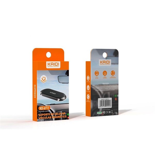 SUPORTE VEICULAR MAGNÉTICO KAIDI (KD-6712)