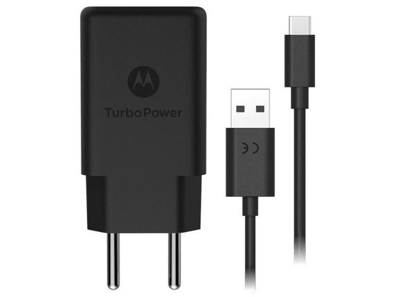 CARREGADOR COMPLETO TURBO POWER USB-C MOTOROLA (RÉPLICA) 5.0