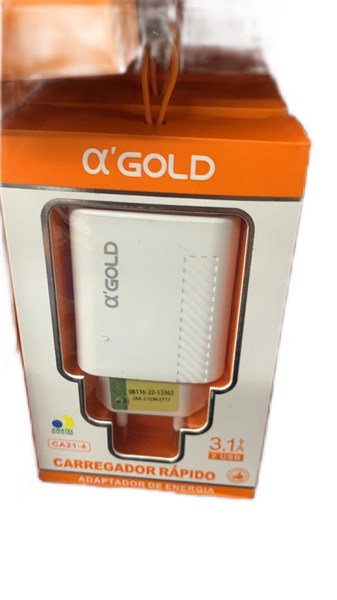 FONTE USB SIMPLES 3.1A GOLD