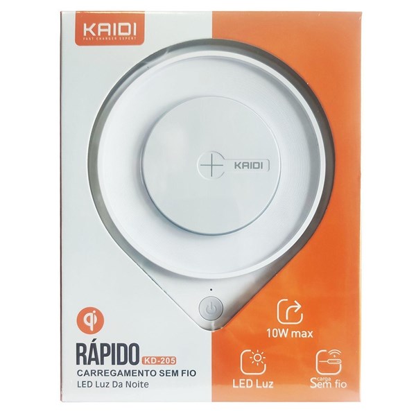 BASE DE CARREGAMENTO WIRELESS KAIDI (KD-205)
