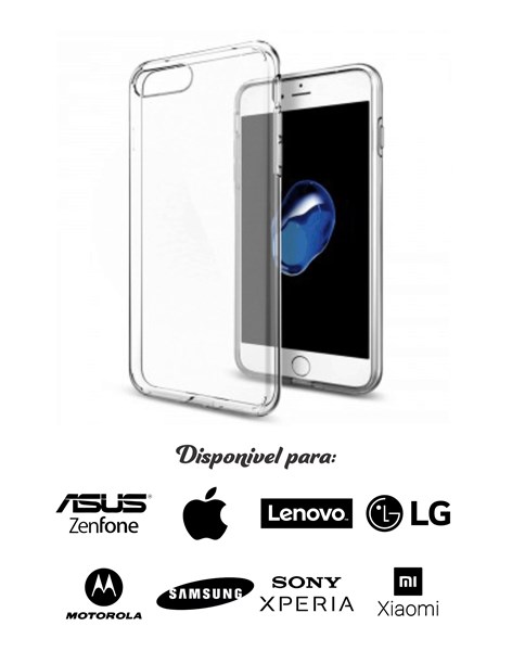 CAPA TRANSPARENTE COM BORDA (SIMPLES)